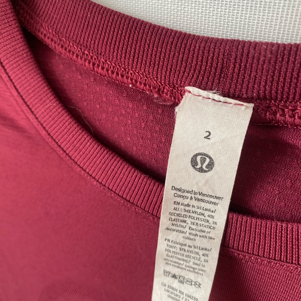 Lululemon Women’s Swiftly Relaxed  Long Sleeve Shirt - Picture 4 of 5